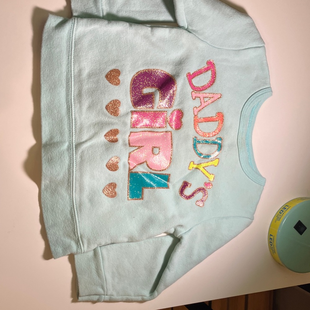 Garanimals Aqua 'Daddy's Girl' Sweatshirt